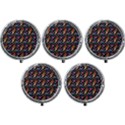 Beautiful Pattern Mini Round Pill Box (Pack of 5) View1
