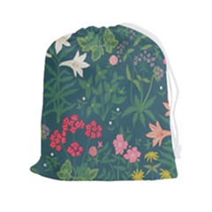 Spring Design  Drawstring Pouch (2xl) by AlexandrouPrints