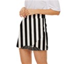 Stripes Geometric Pattern Digital Art Art Abstract Abstract Art Mini Front Wrap Skirt View2