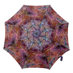 Spring Waves Hook Handle Umbrellas (small) by kaleidomarblingart