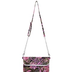 Pink Browning Deer Glitter Camo Mini Crossbody Handbag by Maspions