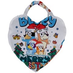 Bluey Birthday Giant Heart Shaped Tote by avitendut