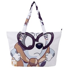 Bluey Christmas Full Print Shoulder Bag by avitendut