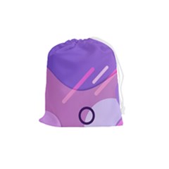 Colorful Labstract Wallpaper Theme Drawstring Pouch (medium) by Apen