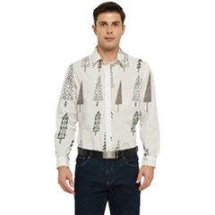 Christmas Tree Trees Nature Men s Long Sleeve  Shirt by Maspions