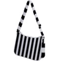 Stripes Geometric Pattern Digital Art Art Abstract Abstract Art Zip Up Shoulder Bag View2