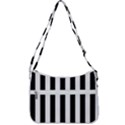 Stripes Geometric Pattern Digital Art Art Abstract Abstract Art Zip Up Shoulder Bag View3