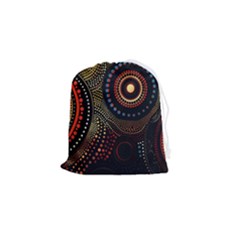 Abstract Geometric Pattern Drawstring Pouch (small) by Ndabl3x