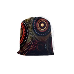Abstract Geometric Pattern Drawstring Pouch (medium) by Ndabl3x