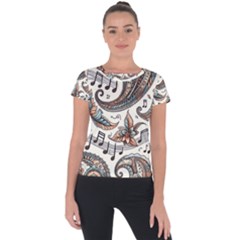 638254ea-0991-4346-9859-da6dfcadec35 Short Sleeve Sports Top  by RiverRootsReggae