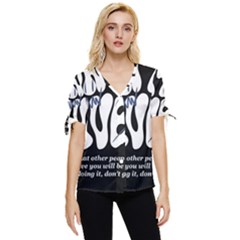 1716746617315 1716746545881 Bow Sleeve Button Up Top by Tshirtcoolnew