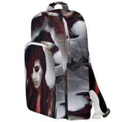 Melancholy Autumn Double Compartment Backpack by MRNStudios