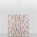 Abstract Pattern Floral Branches Full Print Rope Handle Tote (Large) View2