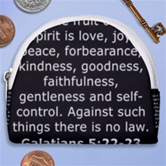 Galatians 5 Horseshoe Style Canvas Pouch by RiverRootz