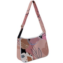 Abstract Boho Bohemian Style Retro Vintage Zip Up Shoulder Bag by Proyonanggan