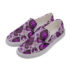 Butterflies Butterfly Insect Nature Women s Canvas Slip Ons by Proyonanggan