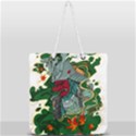Armor Japan Maple Leaves Samurai Mask Cut Full Print Rope Handle Tote (Large) View2
