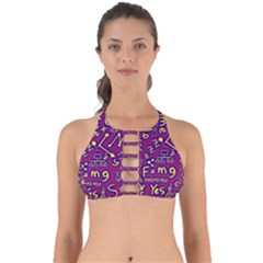 Background Doodles Math Perfectly Cut Out Bikini Top by Bedest