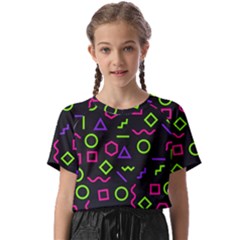Geometric Seamless Pattern Kids  Basic T-shirt by Hannah976