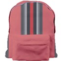 Rosa Grau Streifen Giant Full Print Backpack View1