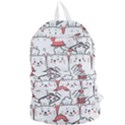 Cute Cat Chef Cooking Seamless Pattern Cartoon Foldable Lightweight Backpack View1