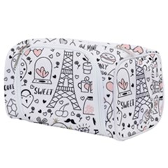Big Collection With Hand Drawn Objects Valentines Day Toiletries Pouch by Bedest