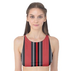 Altrosa Rosa Grau Streifen Tank Bikini Top by 2607694c