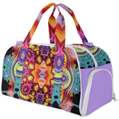 Pink Florales Muster Burner Gym Duffle Bag by 2607694c