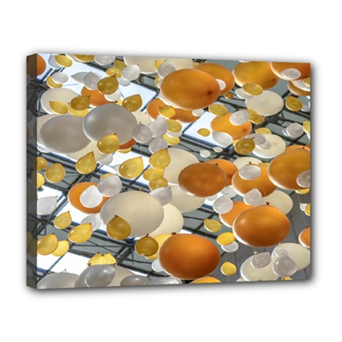 Ballon Classroom Canvas 14  X 11  (stretched) by Azkajaya