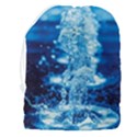 Water Blue Wallpaper Drawstring Pouch (3XL) View2