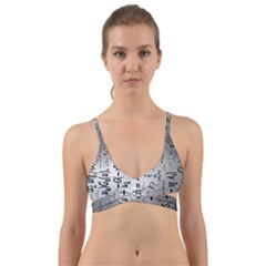 Science Formulas Wrap Around Bikini Top by Ket1n9