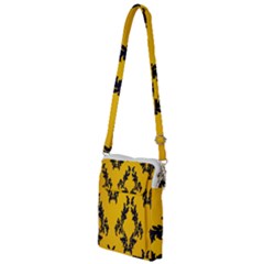 Yellow Regal Filagree Pattern Multi Function Travel Bag by Azkajaya