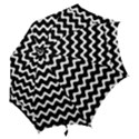 Wave Pattern Wavy Halftone Hook Handle Umbrellas (Large) View2