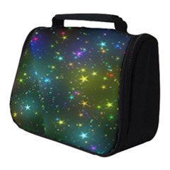 Stars Coloured Lights Background Full Print Travel Pouch (small) by Loisa77