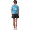 Background Good Morning Kids  Butterfly Cutout T-Shirt View2