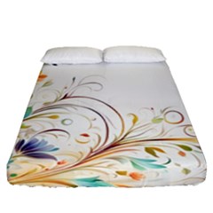 Flower Fitted Sheet (queen Size) by 2607694c