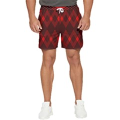 Muster Rot Schwarz Men s Runner Shorts by 2607694c