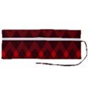 pattern red black, Roll Up Canvas Pencil Holder (M) View2