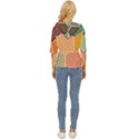 Abstract Hex Hexagon Grid Pattern Honeycomb Lightweight Drawstring Hooded Top View4