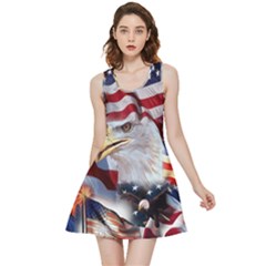United States Of America Images Independence Day Inside Out Reversible Sleeveless Dress by Ket1n9