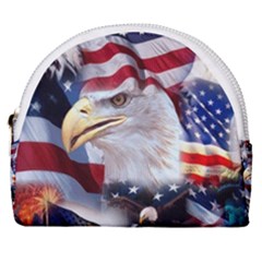 United States Of America Images Independence Day Horseshoe Style Canvas Pouch by Ket1n9