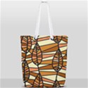 Autumn Leaf Mosaic Seamless Full Print Rope Handle Tote (Small) View2