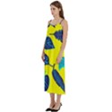 Sheets Pattern Picture Detail Casual Spaghetti Strap Midi Dress View2