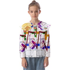 Mathematics Formula Physics School Kids  Peter Pan Collar Blouse by Bedest