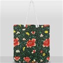 Background Vintage Japanese Design Full Print Rope Handle Tote (Large) View2