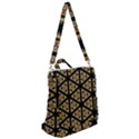 Pattern Stained Glass Triangles Crossbody Backpack View2