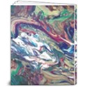 Abstract strata IV 8  x 10  Softcover Notebook View2