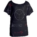 Math Board Circuit Circuits Computer Shield Tech Technology Women s Oversized T-Shirt View1