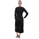 Math Board Circuit Circuits Computer Shield Tech Technology Velvet Maxi Wrap Dress View2