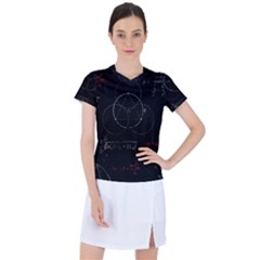 Math Board Circuit Circuits Computer Shield Tech Technology Women s Sports Top by Loisa77
